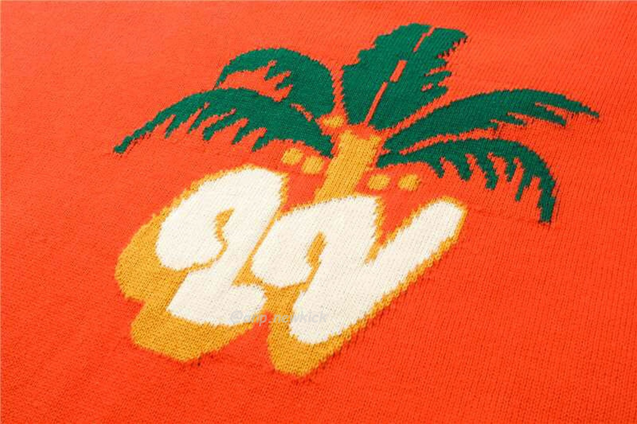 Louis Vuitton Short Sleeved Cotton Crewneck Orange Fw24 (11) - newkick.org